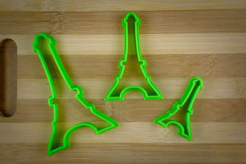 Eiffel Tower - Cultural icon of Paris France - Cookie Cutter Multi-Size image 2