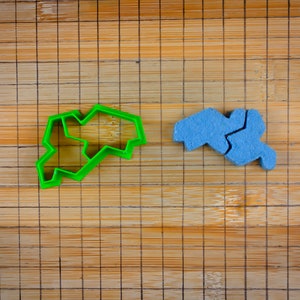 Einstein Sköldpadda och Hatt Kakform - Aperiodisk Tessellation - Mosaikeffekt - Icke-upprepande brickor - Pussel