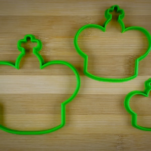 Chess piece - King - Powerful piece - Checkmate - Cookie Cutter Multi-Size