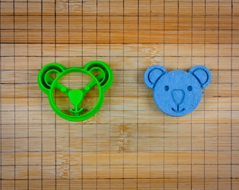 Koala Bear Cookie Cutter - Smiling Face Koala - Multi-Size