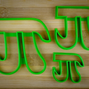 Pi-Zahl - Griechischer Buchstabe - Mathematische Konstante 3,14 - Pi-Symbol - Ausstecher Multi-Size