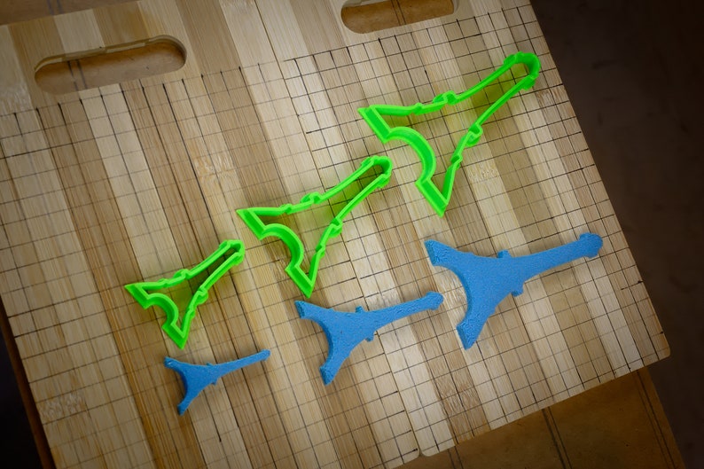 Eiffel Tower - Cultural icon of Paris France - Cookie Cutter Multi-Size image 10