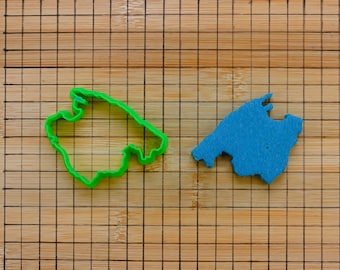 Cortador de galletas de Mallorca - Molde para hornear de las Islas Baleares - Recuerdo de viaje de España - Herramienta de repostería mediterránea multitamaño