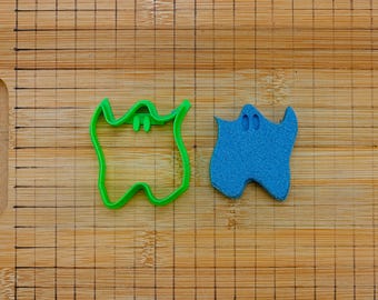 Boo Ghost Cookie Cutter – Cute Halloween Ghost Tessellation Mosaic Cutter – Spooky Fondant  Biscuit Baking Tool – Multi-Size