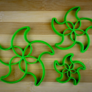 Morning Glory Flower - Morning Star full bloom - Cookie cutter Multi-Size