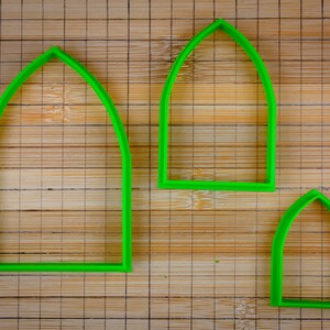 Gothic arch Gothic door Pointed Arch Ogival arch Gate with pointed crown Cookie cutter Multi-Size Full Set