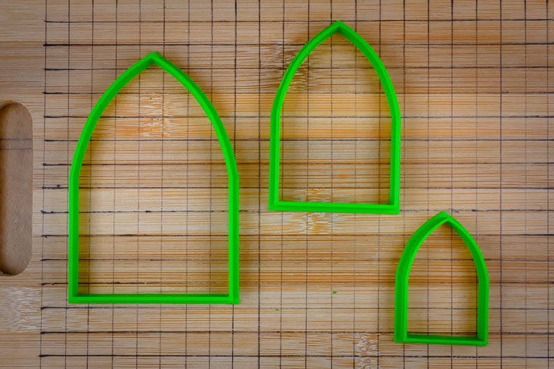 Gothic arch Gothic door Pointed Arch Ogival arch Gate with pointed crown Cookie cutter Multi-Size Full Set