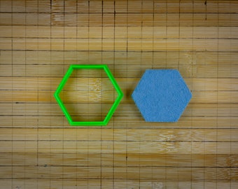 Hexagon Shape - Six sided polygon - Cookie cutter Multi-Size
