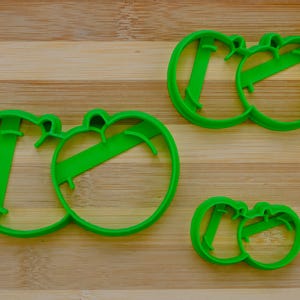 Two big red cherries fruit - Cherry pair - Wild cherry - Cookie cutter Multi-Size