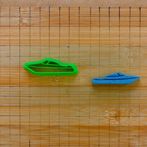 Speedboat - powerboat  - Little fast vessel - Motorboat - Cookie cutter Multi-Size