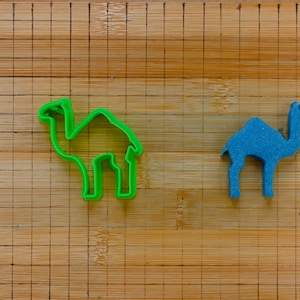 Arabian Camel Cookie Cutter - Single Humped Camel - Smiling Desert Animal Resting In Sahara Shape