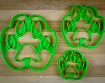 Cartoon Cat paw - Kittie footprint - Cartoon imprint - Cookie cutter Multi-Size