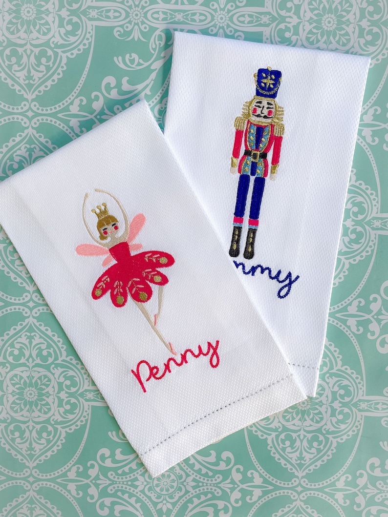 MissWhitesParty Nutcracker Ballet Guest Towel - Thumbnail 2