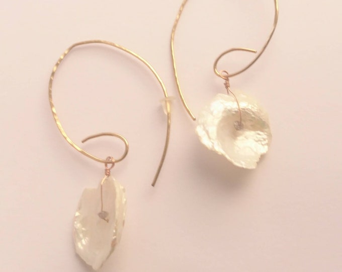 Pearl drop earrings