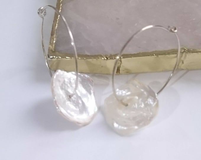 Pearl hoops