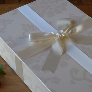 Traditional Standard Wedding Dress Storage Box in Endsleigh Ivory | Next Day Delivery | Preserve & Protect your Wedding Dress after the day