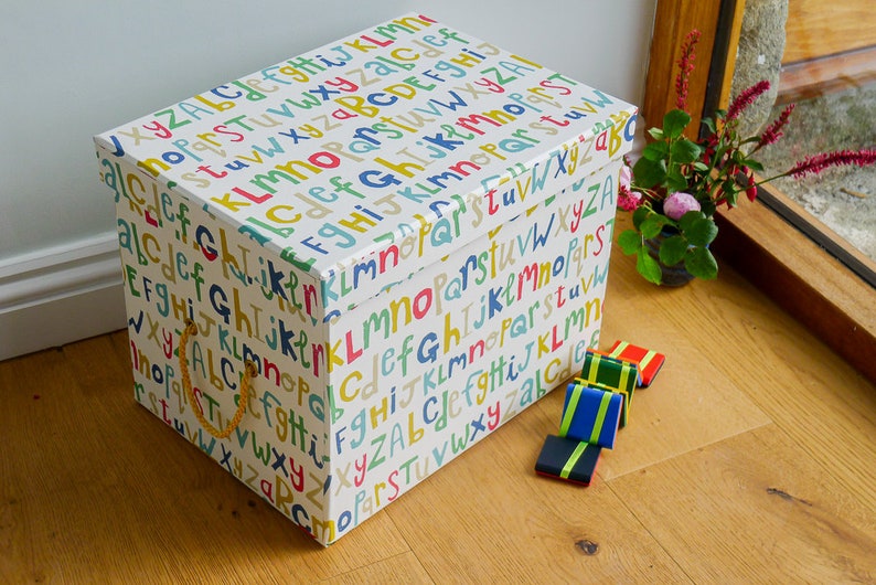 Contemporary Children's Toy Box Large Etsy