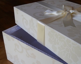 Extra Large Endsleigh Ivory Wedding Dress Storage Box