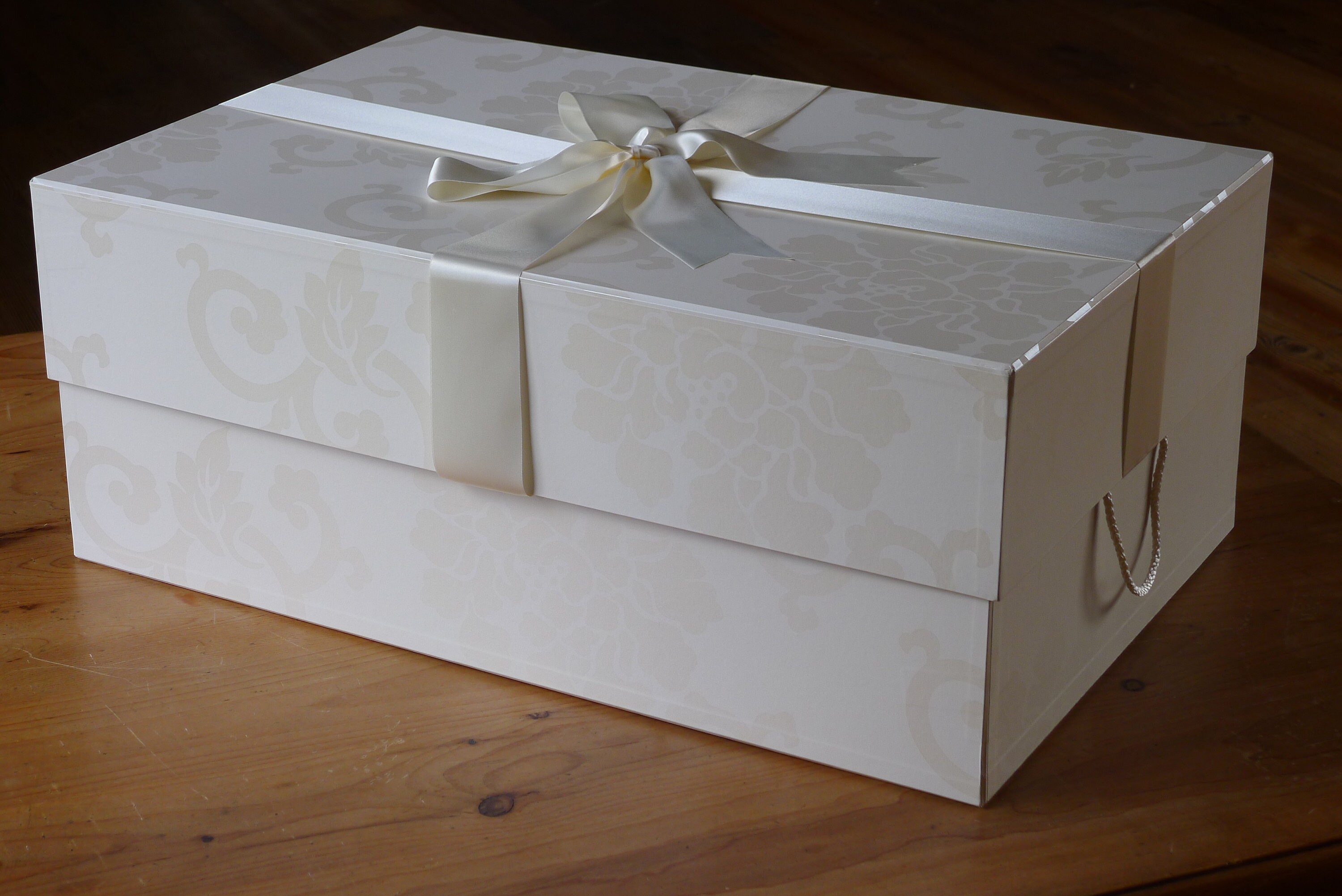 Extra Large Wedding Dress Storage Box in Endsleigh Ivory to Etsy UK