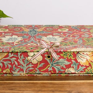 William Morris Box File - (A4) Office Collection & Stationery Handmade in England