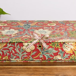 William Morris Box File - (A4) Office Collection & Stationery Handmade in England