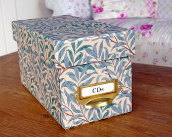 William Morris Willow Green CD Box: Handmade Keepsake Storage