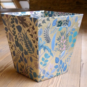 Waste Paper Bin/Basket - Home Storage Handmade in England | Eden Designs
