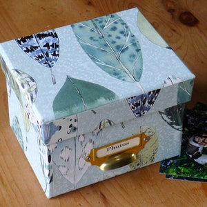 Tulsi Photo Box: Handmade Keepsake Memory Box (6x4 and 7x5)