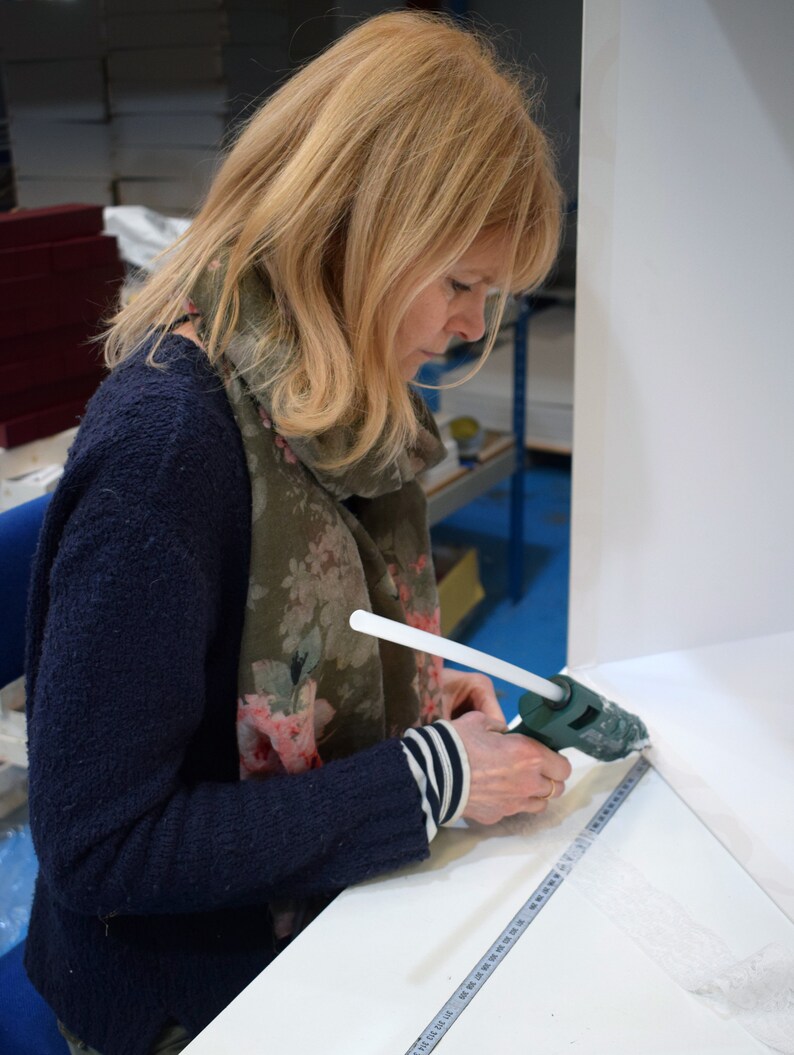 The Empty Box Company Handmade 
Luxury Shoe Box (Large) in World at Your Feet Design Workshop image