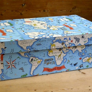 Caja de disfraces: diseño de mapa del tesoro