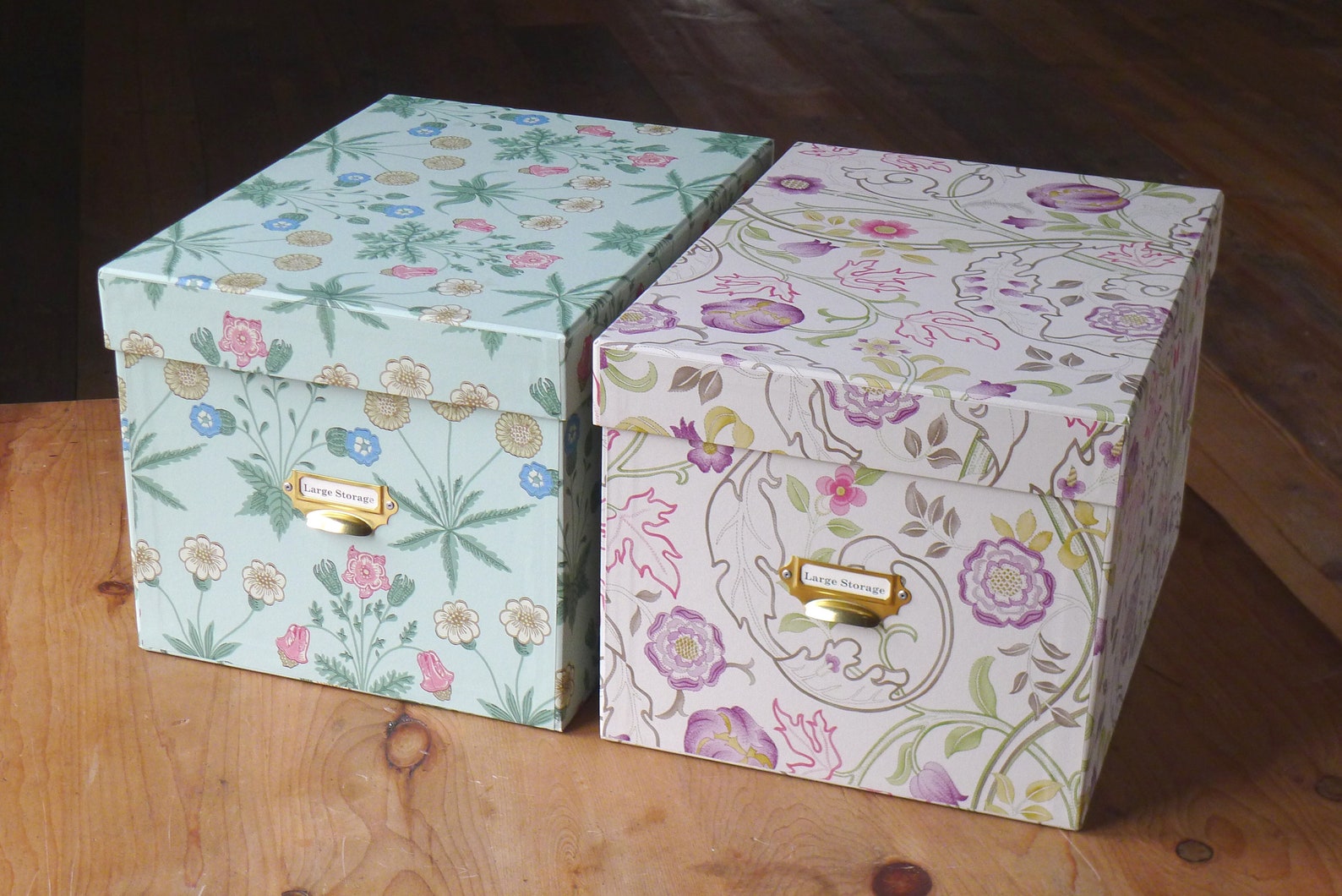 William Morris Large Storage Box Handmade Storage Clever Home Storage