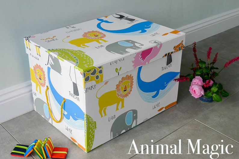 Contemporary Children's Toy Box Large Etsy