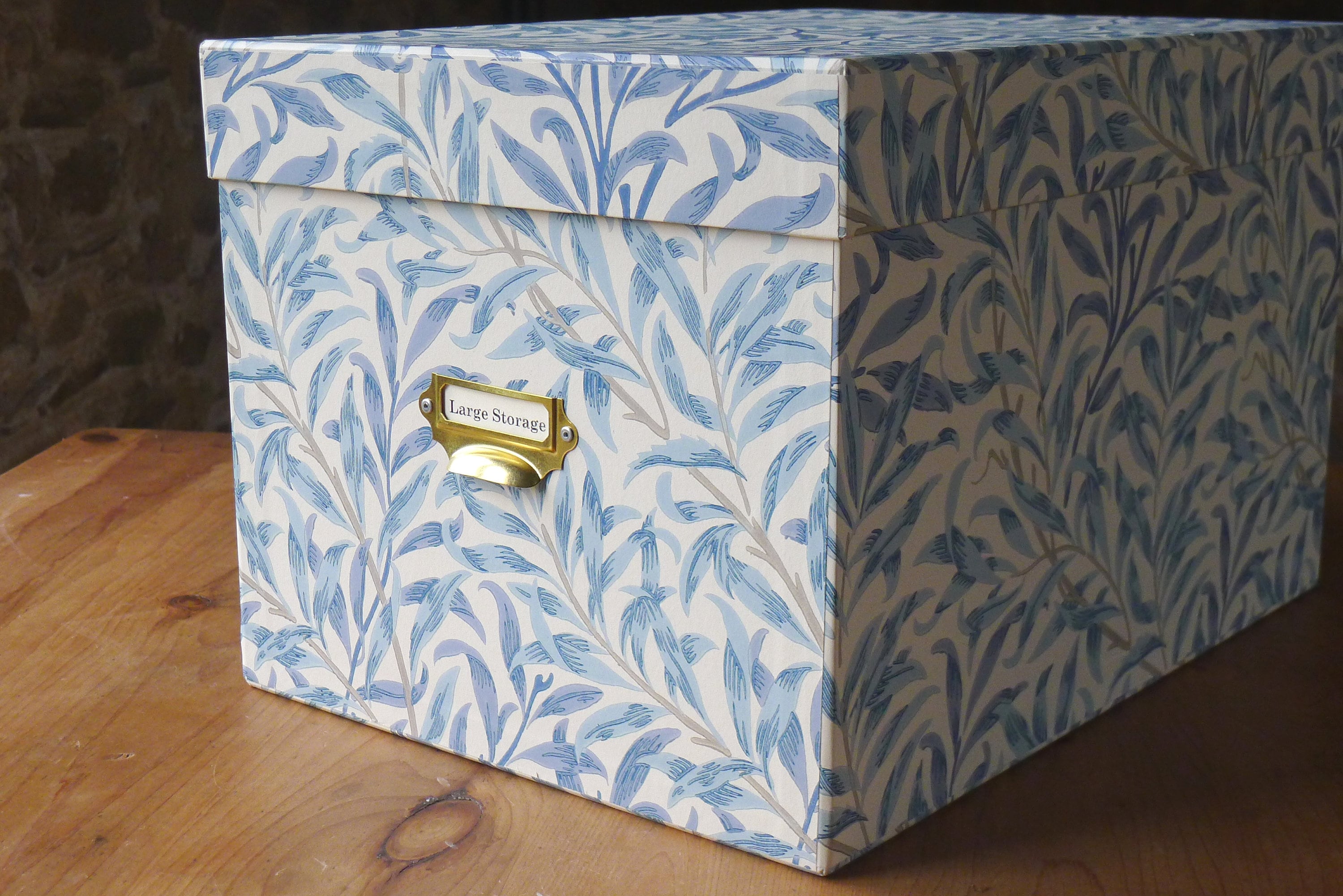 William Morris Large Storage Box Handmade Storage Clever Home Storage 