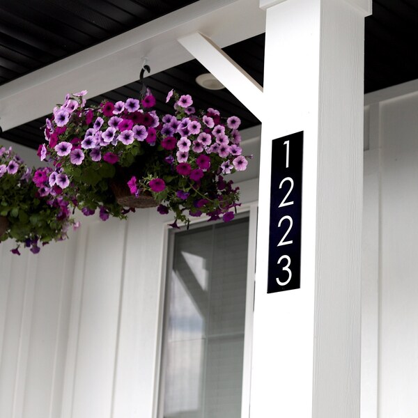 modern address sign, custom address sign, address sign, address plaque, house sign, mailbox sign, house numbers, apartment numbers