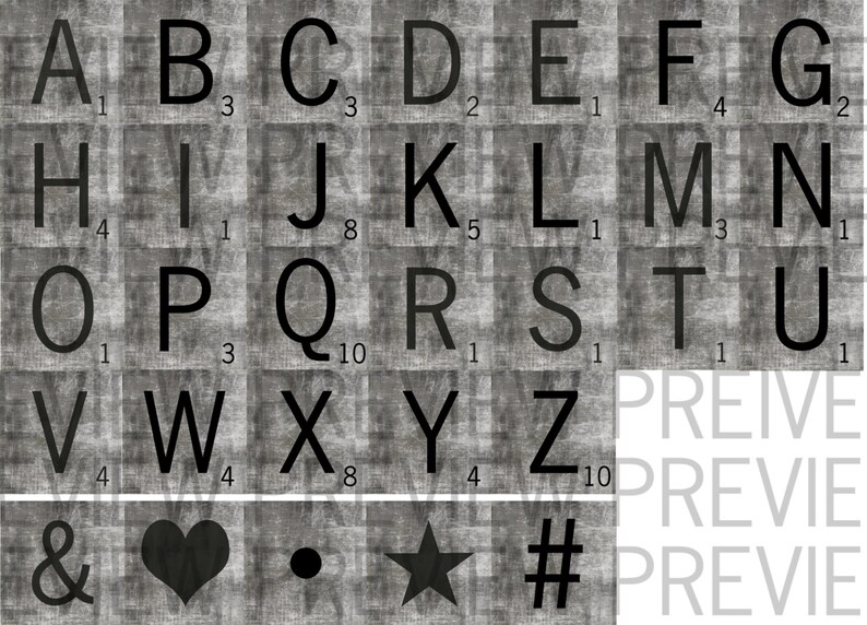 6x6 Metal Scrabble Wall Tiles Scrabble Tiles Scrabble Etsy