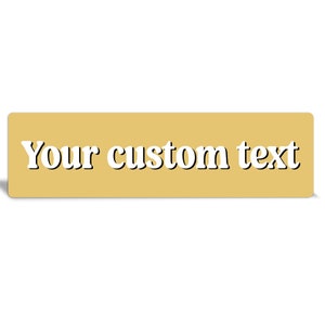 Letrero de metal personalizado, letrero personalizado amarillo, letreros exteriores amarillos, letrero de metal, letreros comerciales, letrero de metal rústico, letrero personalizado