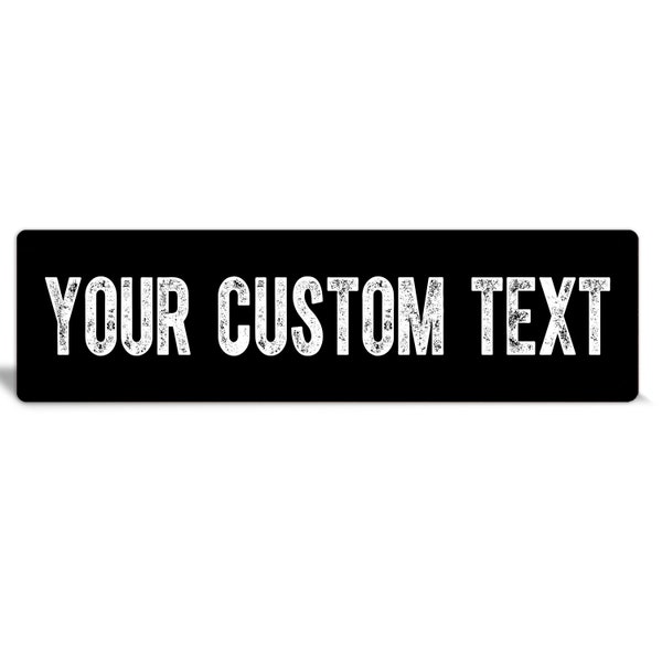 Custom sign - Metal Sign - Custom metal signs - black & white - personalized decor - custom sign metal  - personalized gift - name sign