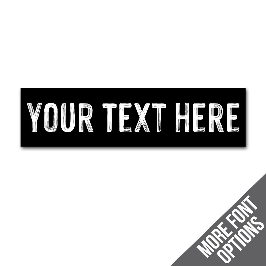 Custom Metal Sign Black and White Sign Metal Signs Personalized Sign