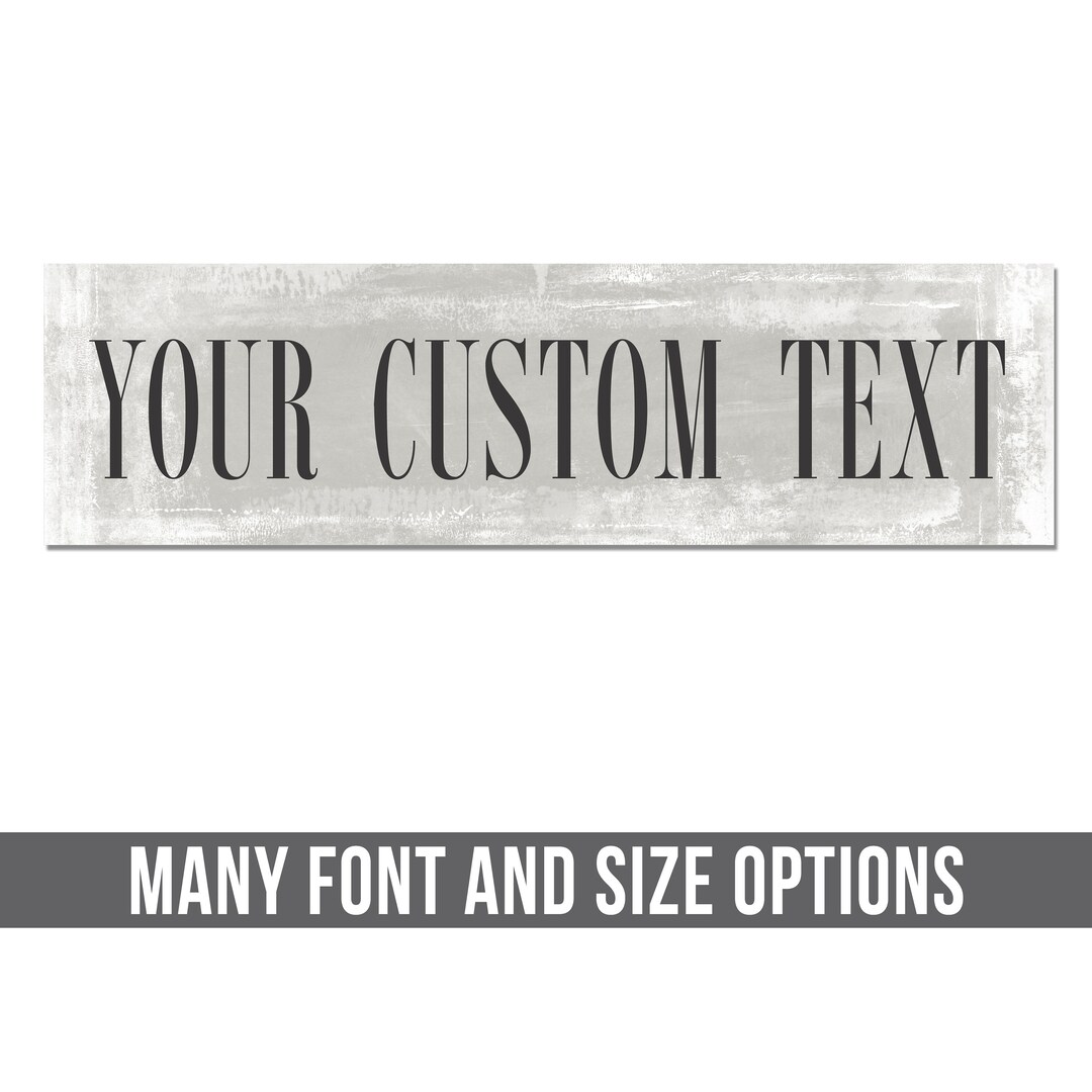 Rustic Metal Signs Custom Metal Signs White Metal Sign Etsy