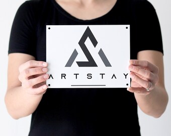 Custom Metal Logo Sign: Personalized Business Sign