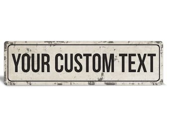 Custom metal sign, custom sign, outdoor signs, metal sign, business signs, rustic metal sign, personalized sign, personalized gift