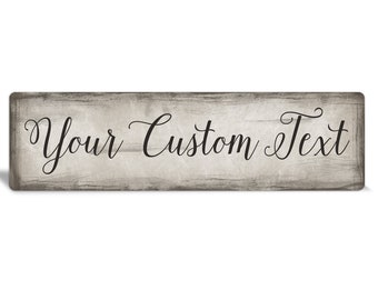 Custom sign - Metal Sign - Custom metal signs - tan sign - personalized decor - custom sign metal - home decor - personalized gift