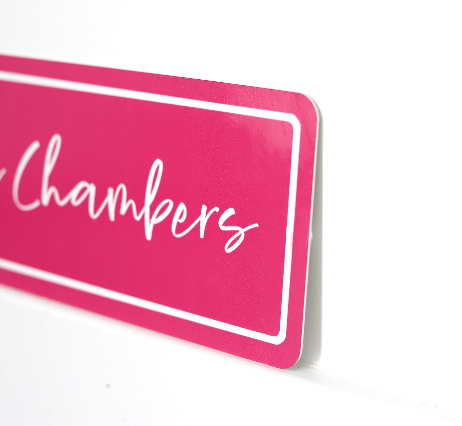 Custom Pink Metal Sign: Personalized Outdoor/indoor Decor - Etsy