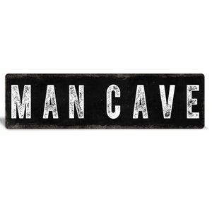 Man Cave - Gift for Him-  Man Cave Sign - Man Cave Decor - Metal Man Cave Sign - Man Cave Signs - Man Cave - Metal Sign  - Wall Sign