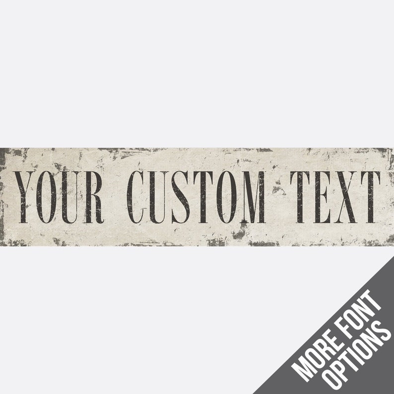 Custom Sign Metal Sign Custom Metal Signs Personalized Etsy