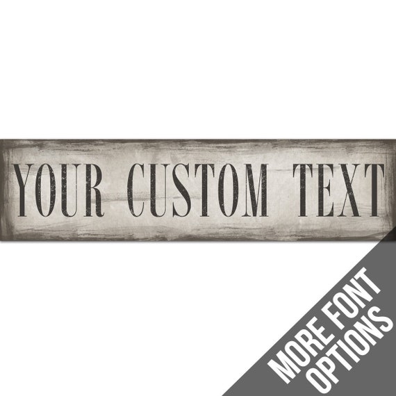 Custom Sign Metal Sign Custom Metal Signs Tan Sign Etsy