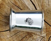 Julep Cup English Pewter Turkey Emblem Hunting Shooting Gift 380