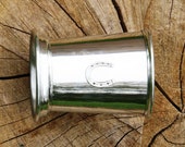 Mint Julep Cup English Pewter Horse Shoe Emblem Gift 190