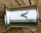 Julep Cup English Pewter Osprey Emblem Falconry Gift 251