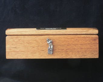 Cricketer Personalised Luxury Wooden Wine Box Ideal Cricketer Gift 89